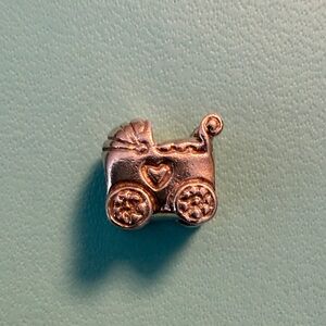 Pandora Silver Baby Carriage Charm